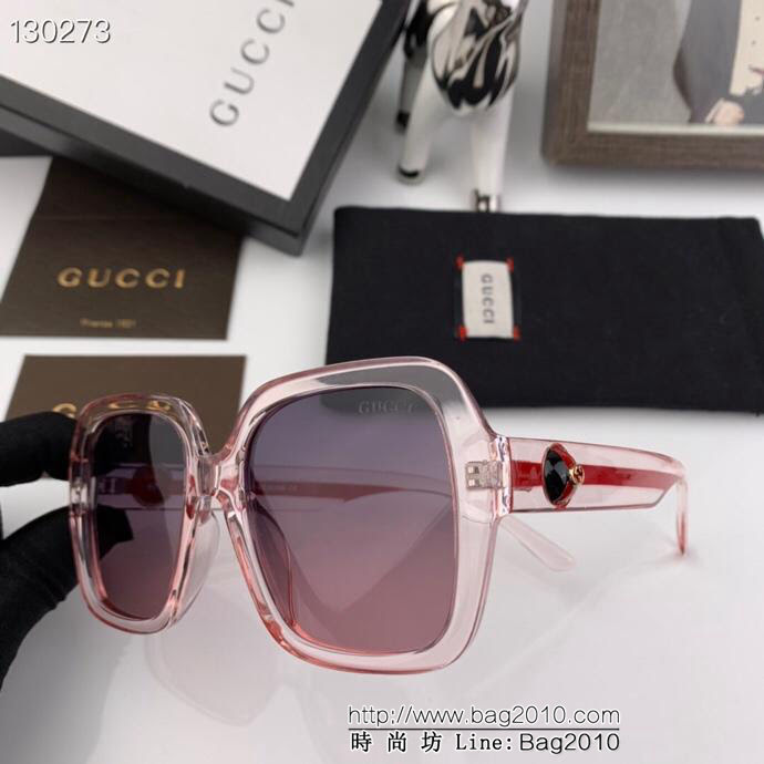 GUCCI古馳 2019新款太陽鏡 專櫃同步 復古粗框 防紫外線 偏光太陽鏡 3346  lly1739